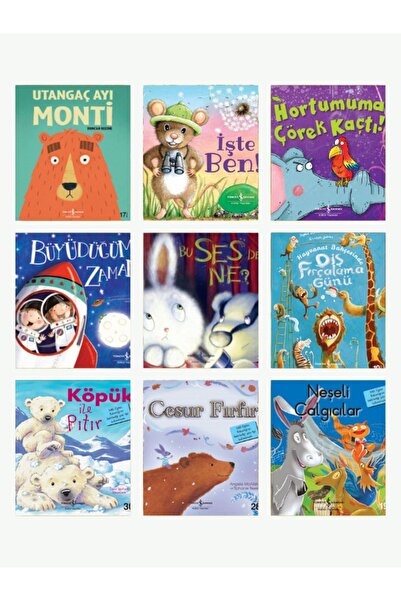 TÜRKİYE İŞ BANKASI KÜLTÜR YAYINLARI Utangaç Ayı Monti Hortumuma Çörek Kaçtı H...