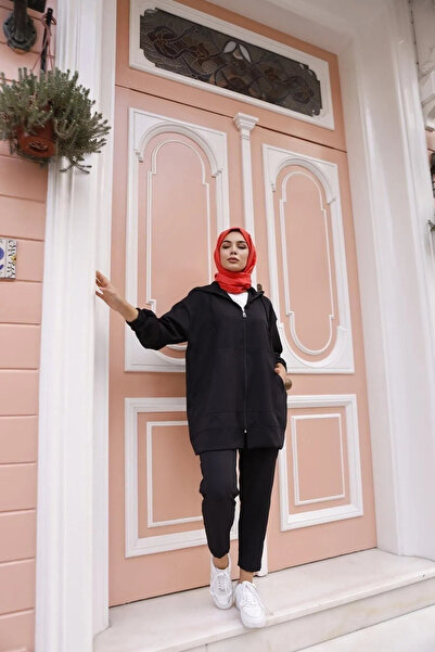 Keywest Γυναικείο σετ δύο τεμαχίων με κουκούλα με φερμουάρ