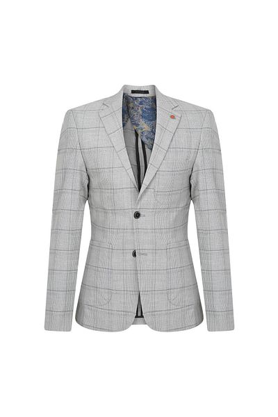 ACTUAL Blazer Slim Fit Blazer Single Jacket 7148 R4 Gray