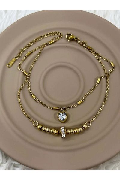 AntBls Steel Anklet