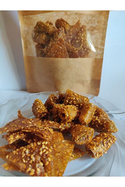 keskingıda Sıfır Katkı Doğal Incir Pestili (KAVRULMUŞ SUSAMLI) 500gr Yeni Mahsul (ŞEKERSİZ) 2025