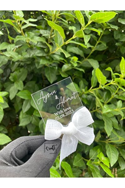 AKSESUARIM 25 Adet Pleksi Magnet Söz Düğün Nişan Mevlüt Nikah Kına Sünnet Mag...