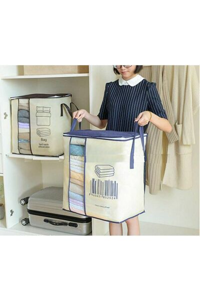 Genel Markalar Pencereli Giysi Yorgan Yastık Hurcu Saklama Çantası xl beden