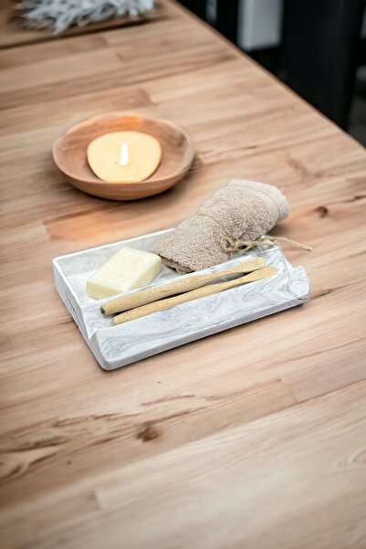 betonmall منظم مكتب الحمام متعدد الأغراض منقوش بالرخام