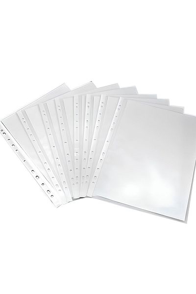 npratik Transparent Bag File - 1 Pack (100 Pcs) Durable and Convenient