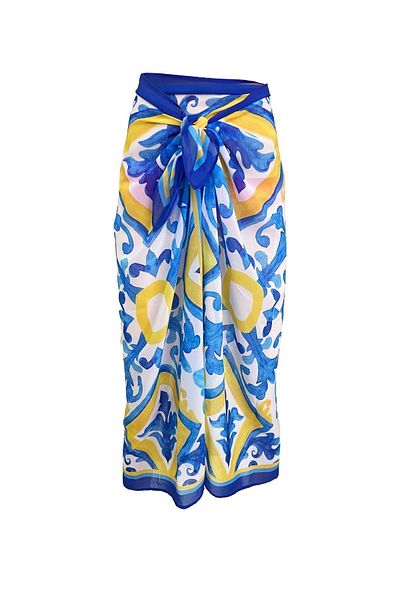 Bolder Emily Mediterranean Silk Chiffon Pareo