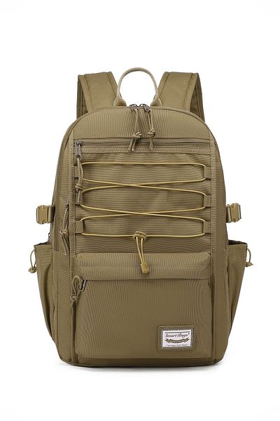 Getcho Hasharya Camel Women's Backpack Large Volume Waterproof Multi-Compartment School Bag with Laptop Compartment