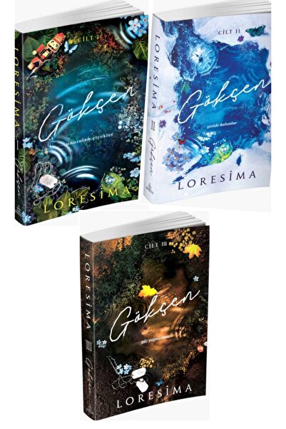 Ephesus Yayınları GÖKÇEN 3 KİTAP SET Ciltsiz Loresima Gökçen serisi 1-2-3 kit...