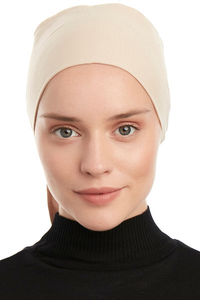Schaless Large Size Non-Slip Bandana - 100% Cotton, Comfortable and Practical for Shawl and under Scarf, Stone Color
