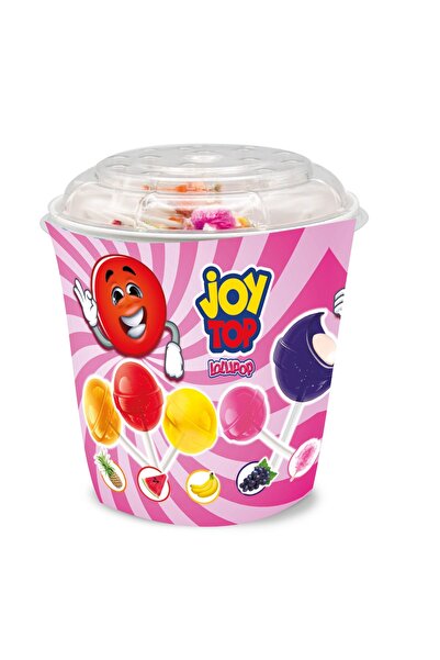 TAYAŞ Joytop Lolipop Sert Şeker Dolgulu Karışık Kova 16 gr X 85 Adet