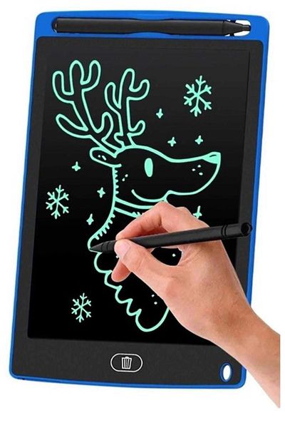 Blic تابلت الكتابة الرقمي للأطفال بشاشة LCD مقاس 12 بوصة، لون أزرق Btb-5