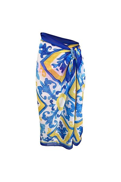 Bolder Emily Mediterranean Silk Chiffon Pareo