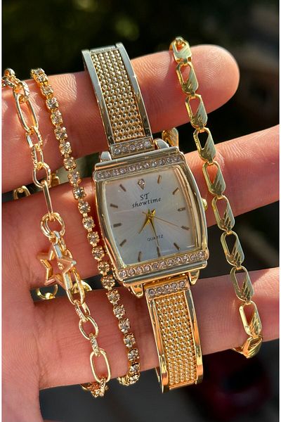 Show Time STAINLESS STEEL WOMEN'S WRISTWATCH
