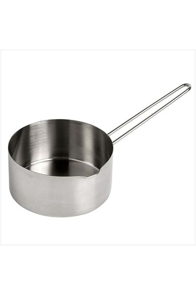 Doğuş Mutfak Stainless Steel Caçerola Milk Bowl and Sauce Bowl 12 Cm 500 ml