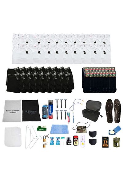 KORDAK 18-Piece Sailor Recommend Bedeli Military Set - Sailor Soldier T-Shirt - Sailor Soldier Supplies