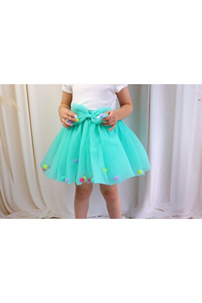 GÜL Baby Спідниця-пачка для дівчинки - з помпонами та прямим кроєм