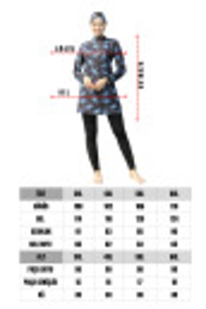 DONEX Dnx1252 Μαγιό Hijab Lycra με Πλήρως Κάλυμμα