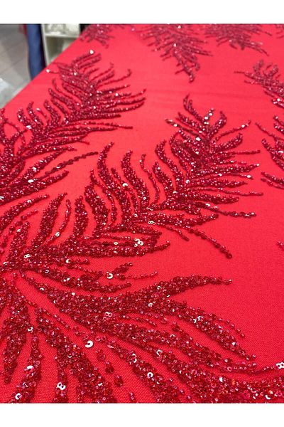 Metroteks Tekstil Metroteks Lace Fabric - Textile Embroidered Wedding Dress 130554