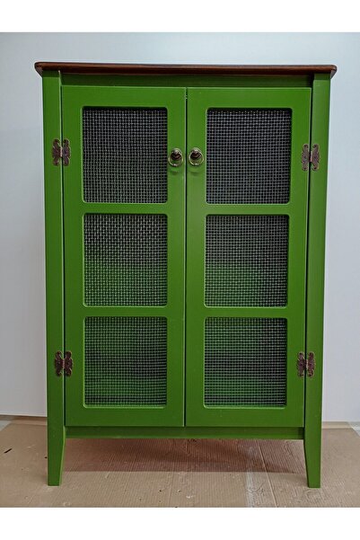 VİLLAÇAM AHŞAP TELLİ DOLAP YEŞİL TEL DOLAP TEREK