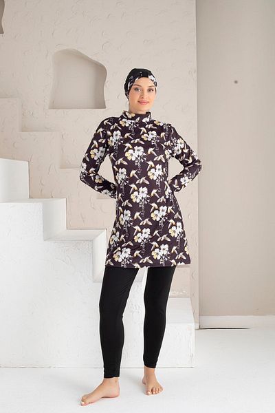DONEX 1227 Πλήρως καλυμμένο μαγιό Lycra Hijab