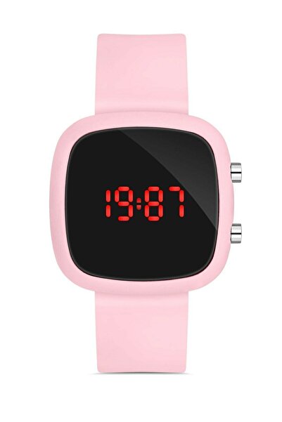 DESİNGSHOP Pembe Digital Kol Saati Genç Kız