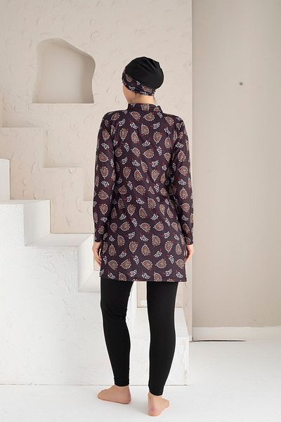 DONEX 1234 Full Covered Pad Lycra Hijab Swimsuit