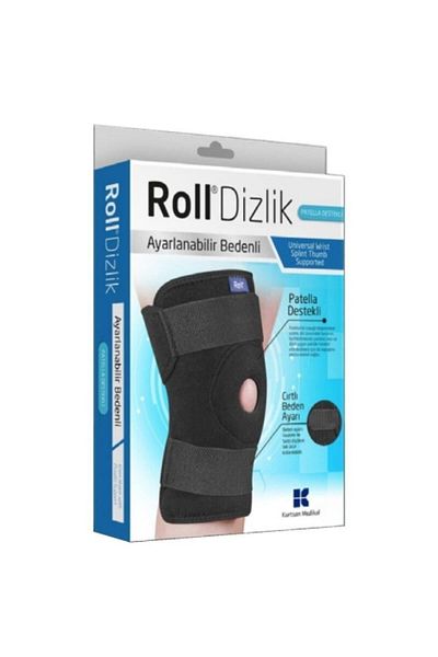 Roll Standard Knee Pads with Adjustable Size and Patella Support