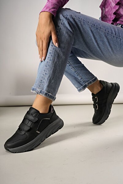 Riccon Women's Sneakers0012133 Black Platinum