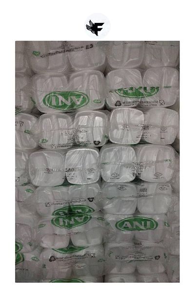 FİGANLAR 1st Quality Thick Hard Foam Plate 3 Compartments 50 Liters