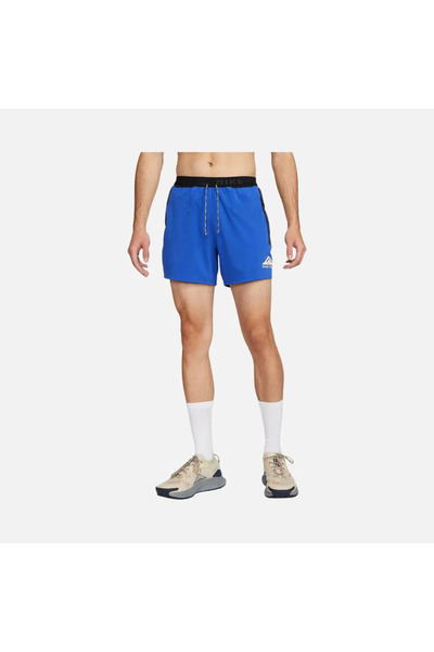 Nike Dri-Fit Secondsunrise 13cm (approx.) Brief-Lined Trail Erkek  astarlı mavi spor şort  dv9311