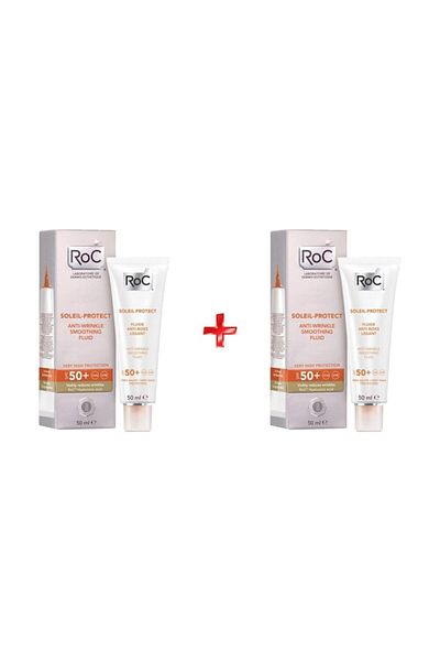 Roc Soleil Protect 50ml 2 Pieces - Face Moisturizer SPF50 Protected Liquid