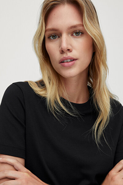 Massimo Dutti Kısa Kollu Pamuklu T-shirt