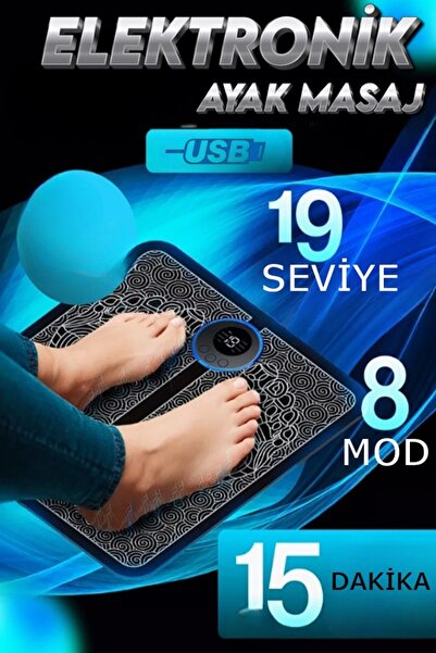 xolo 8 Programlı Ayak Fitness Kas Güçlendirici Masaj Aleti