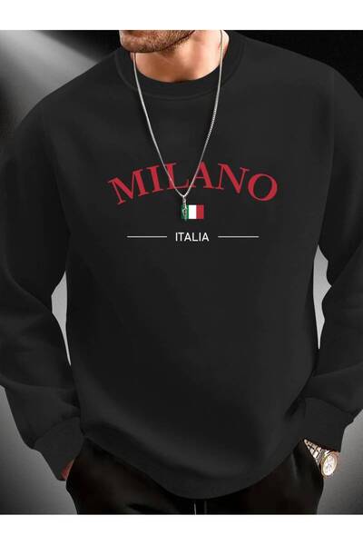 FULL TOLERANCE Μιλάνο Ιταλία Φούτερ με στάμπα σε ρετρό στυλ με κουκούλα