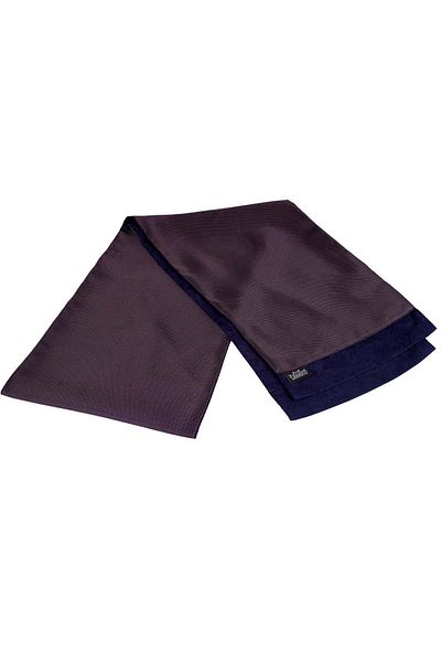 Exve Exclusive Mov bleumarin cu ochi cu model geometric șal elegant țesut jacquard pe două fețe