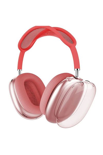 Nezih Case AirPods Max - حافظة سيليكون شفافة متوافقة
