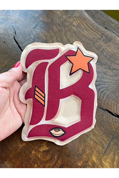 Gönülden Tasarım Litera B din burete - 16X13 Cm Accesoriu pentru îmbrăcăminte...