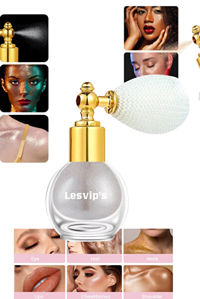 Lesvip's Işıltılı Yüz ve vücut simi pırıltılı aydınlatıcı