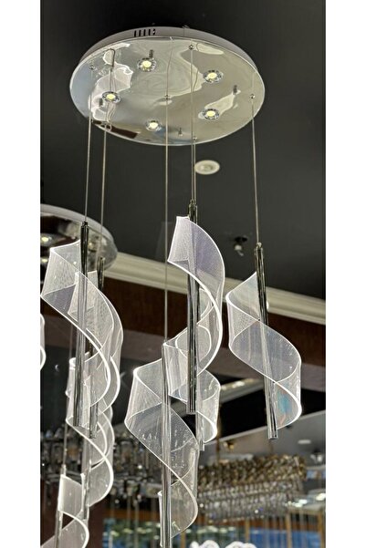 Eczekahome Led aydınlatmalı 6 lı salon avizesi