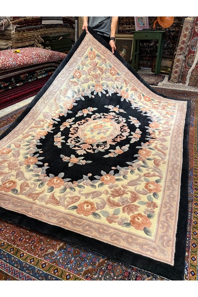 RD RAMAZAN DAĞ EL HALI SANATI El Dokuma Kabartmalı Çin Halısı Ebatı 240x170..