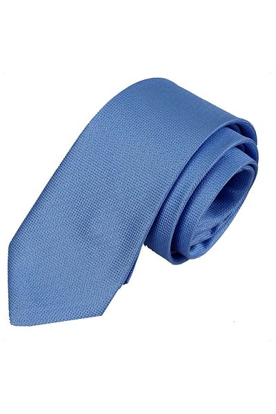 Exve Exclusive Cravată albastră cu ochiuri, țesută manual, cu model jacquard
