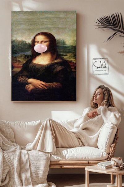 Tunax Chicaning Monolisa Canvas Art Print Canvas Size Don'T Forget to Choose:)