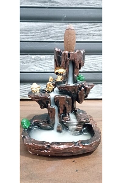 HUNATASARIM Mini Şelale Geri Akış Tütsülük (Boy; 10 cm, Eni; 8 cm)