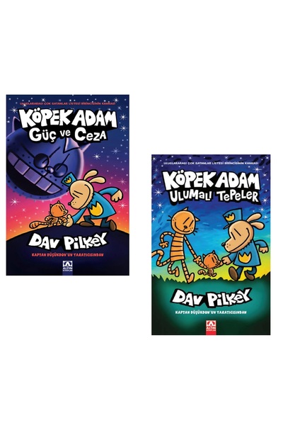 Altın Kitaplar KÖPEK ADAM SETİ 9 VE 10 GÜÇ VE  CEZA + ULUMALI TEPELER ELİFİN ...