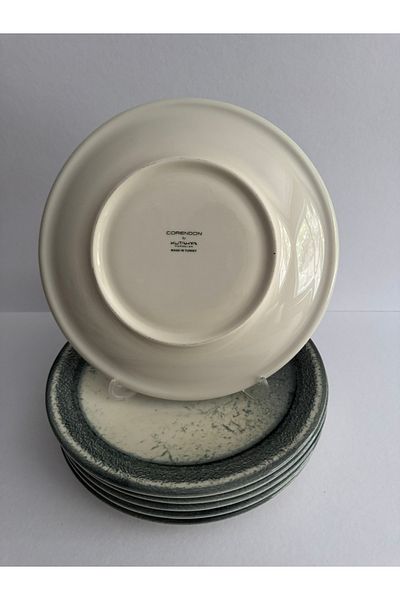 Kütahya Porselen 25 Cm Patterned Porcelain Serving Plate - 6 Types