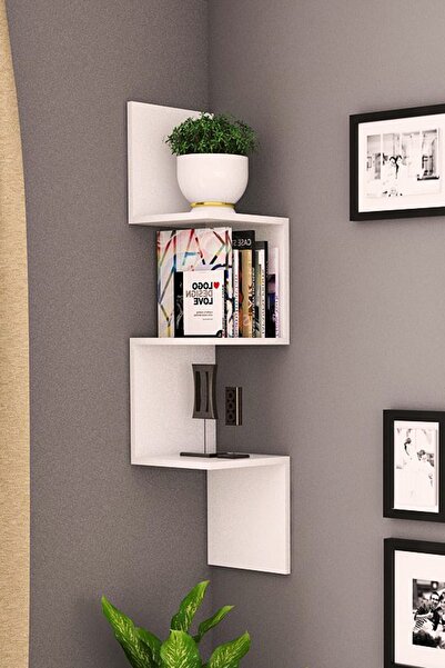 Ece Dizayn Leon Köşe Raf