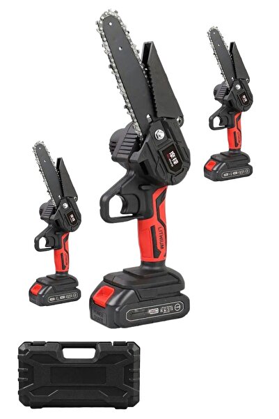 SCHUTZENGER 128vf Güçlendirilmiş Uzun Pala Ve Zincir Tek Akü Çantalı Şarjlı D...