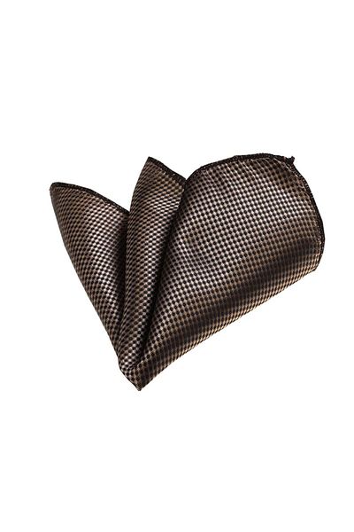 Exve Exclusive Copper Checked Collar Handkerchief