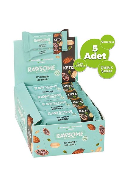Rawsome 5 Ketogenic Cocoa Protein Bars
