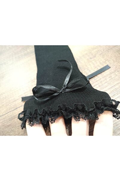 erceys Дамски дълги чорапи с панделка и високи до коляното Памук Пениран памук